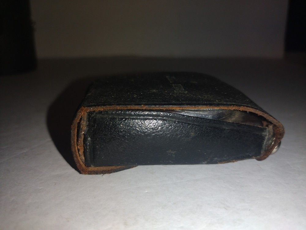 Vintage Gold Crest Camera Light Meter with Leather Snap Close Case Untested