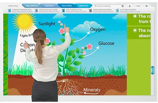 EPSON 595Wi Interactive projector for classroom and office presentations