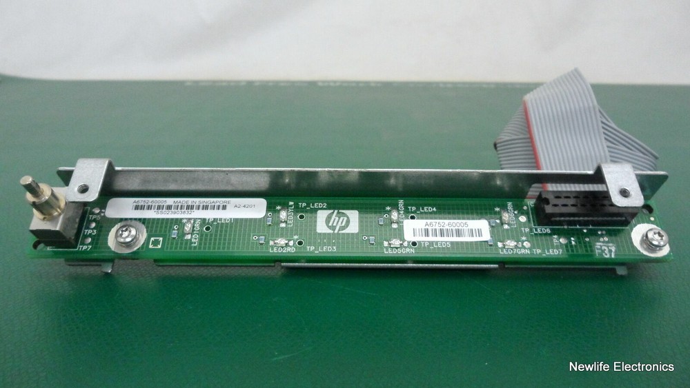 HP A6752-69005 Front Distribution Status Panel w/ Cable A6752-60005