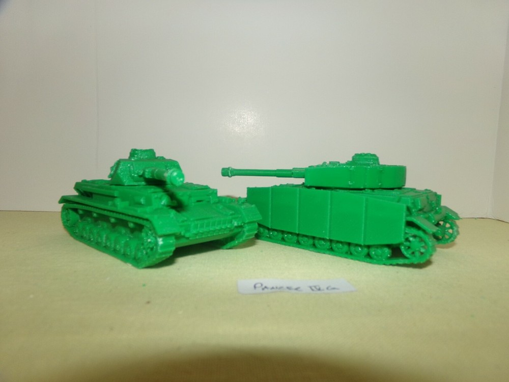 Two 1-56 scale Panzer IV G: suitable for Bolt Action 