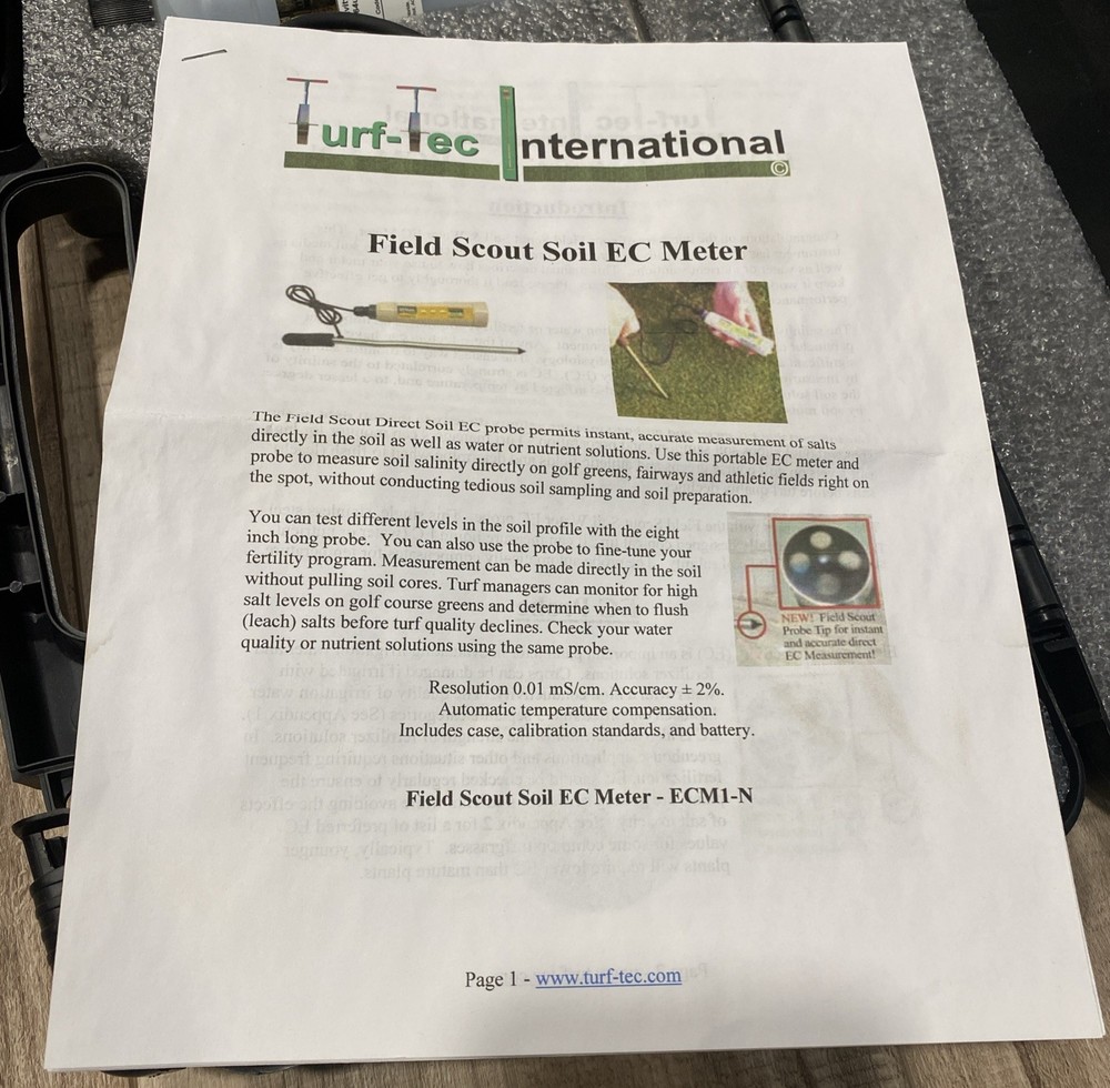 New! Spectrum Field Scout ECTestr 11+ Multi Range Waterproof