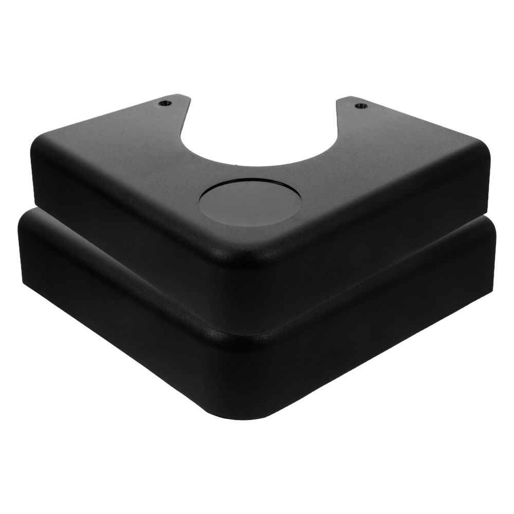 2 Pcs Snooker Table Corner Guard Black Plastic Pool Table Replacement Parts