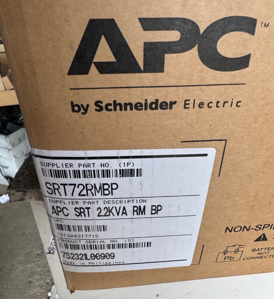 APC SRT72RMBP 2.2kVA RM Battery Pack