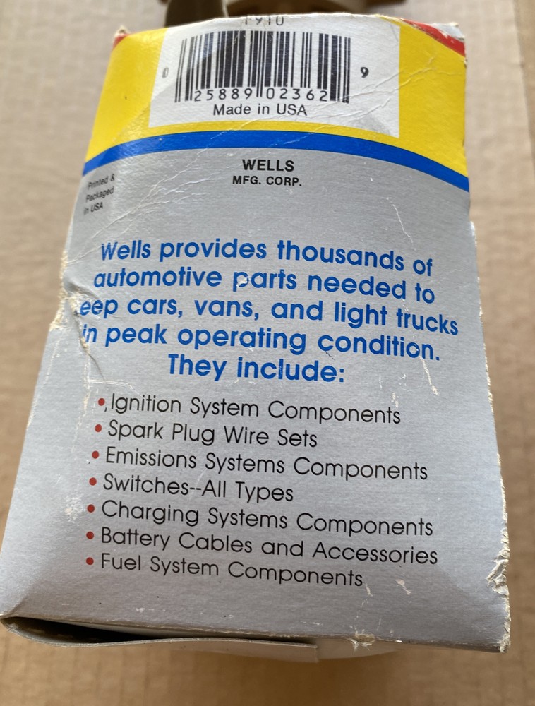 Wells Replaces F910 Ford Distributor Cap