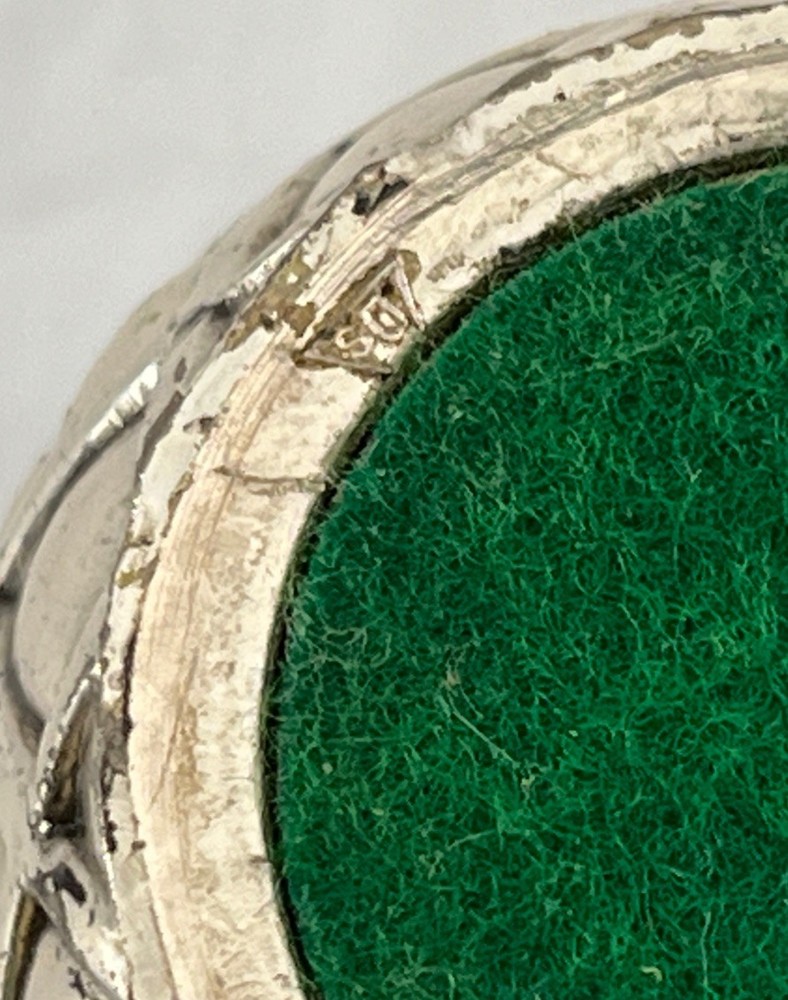 Vintage Silverplated Pineapple Trinket Lighter MCM Decor Mid Century