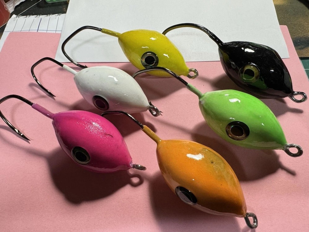 NORWAY COD JIG MASSIVE 535g COD, HALIBUT 10/0 - ORANGE Rubber Curley Tail +1