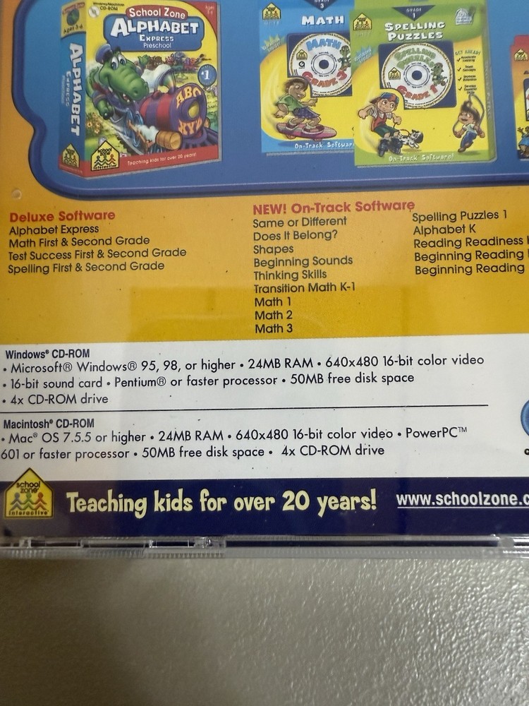 Vintage Flash Action Software "Multiplication Division" (PC/Mac CD-ROM 1999)