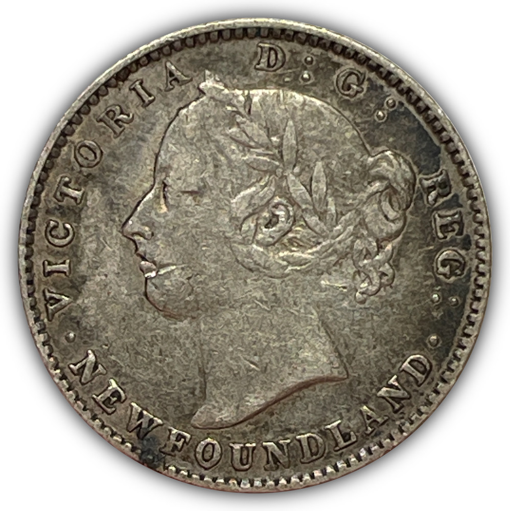 1894 Newfoundland 10 Cent Extremely Fine XF Coin #28332