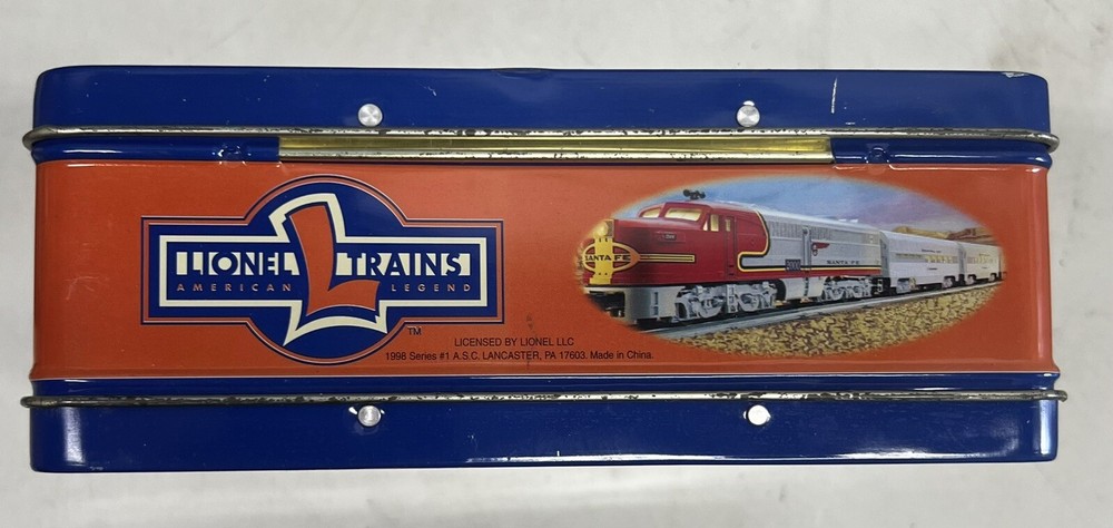 Lionel Train Tin Mini Lunch Box / Carry Case Grate Condition