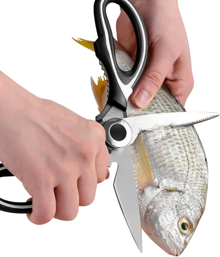 2-Pack Kitchen Scissors Heavy Duty Multi-Purpose Food Shears Dishwasher Safe