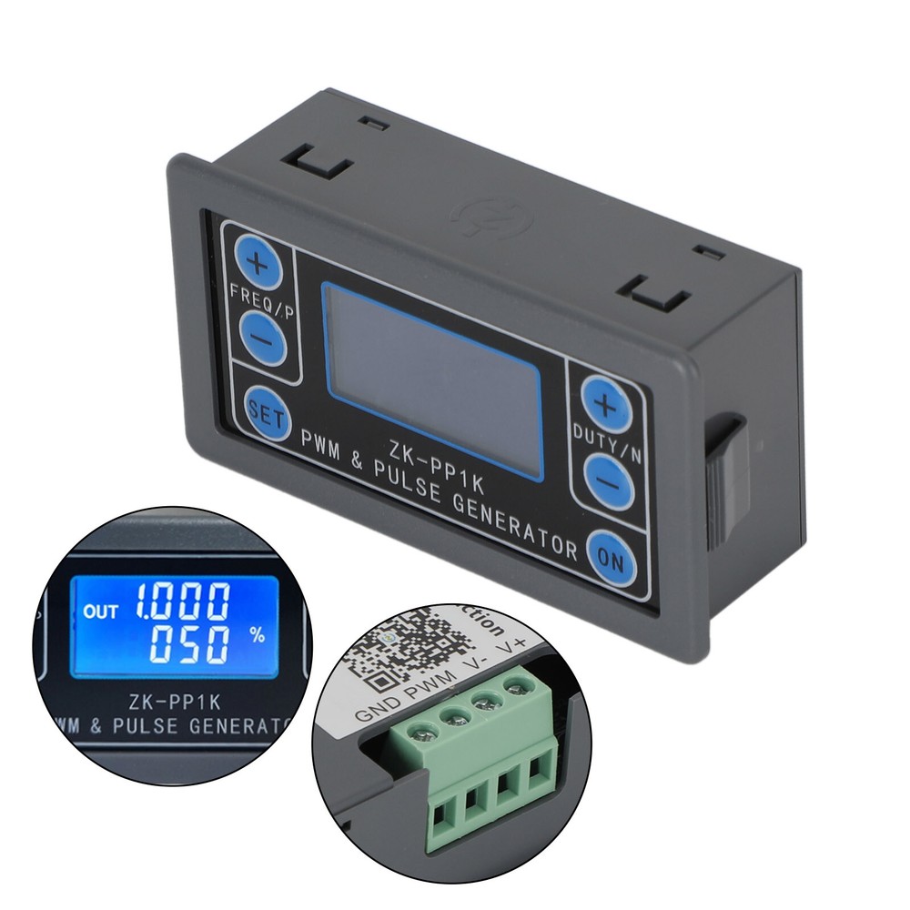Adjustable PWM Signal Generator Module Pulse Frequency Duty Cycle Square Wave B9