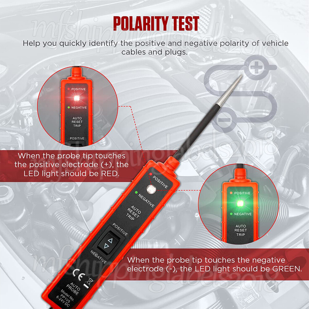 6-24V Car Auto Electrical Power Circuit Tester Probe Digital Test Device System
