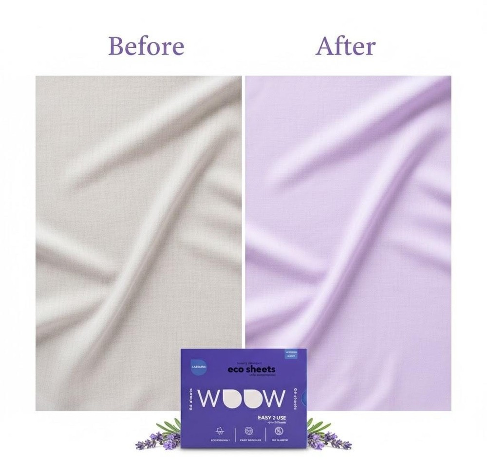 Lazzure Eco-Friendly Laundry Detergent Sheets – 64 Biodegradable Sheets NEW