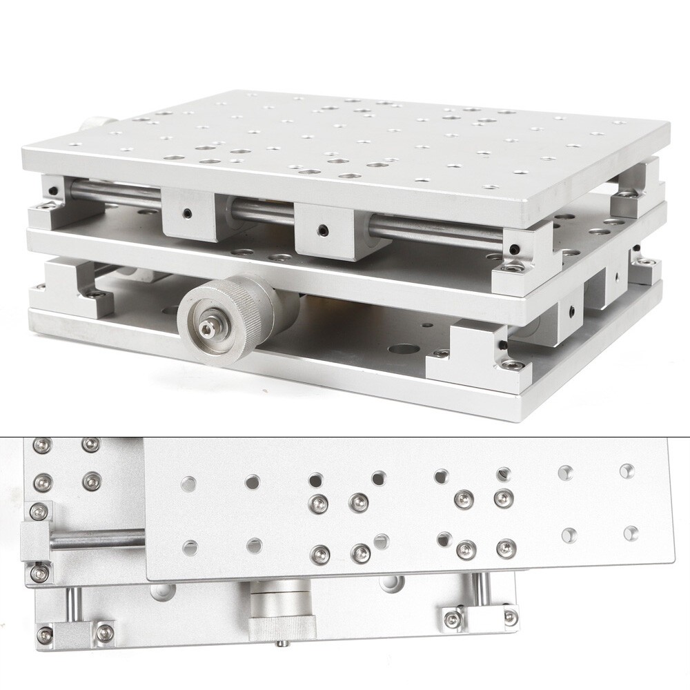 XY Axis 2 Axis Positioning Work Table Laser Marking Machine Adjustable Workbench