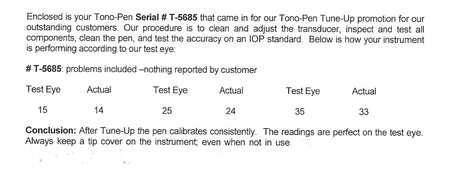 Tonometer Tono-Pen XL Bio-Rad Good Condition, includes tip covers, 4 batteries,