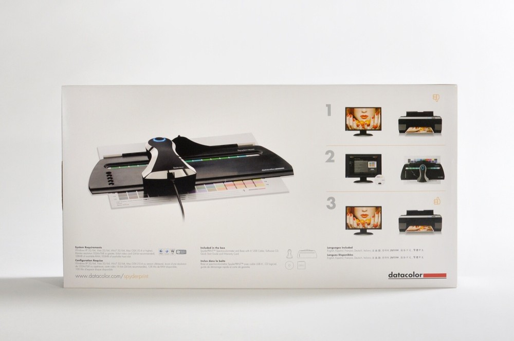 Open Datacolor SpyderPRINT S4SR100 Spectrocolorimeter Data Analysis&Calibration