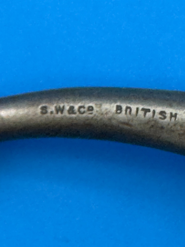 S.W. & Co. British Snaffle Bit Ncktosteel Vintage