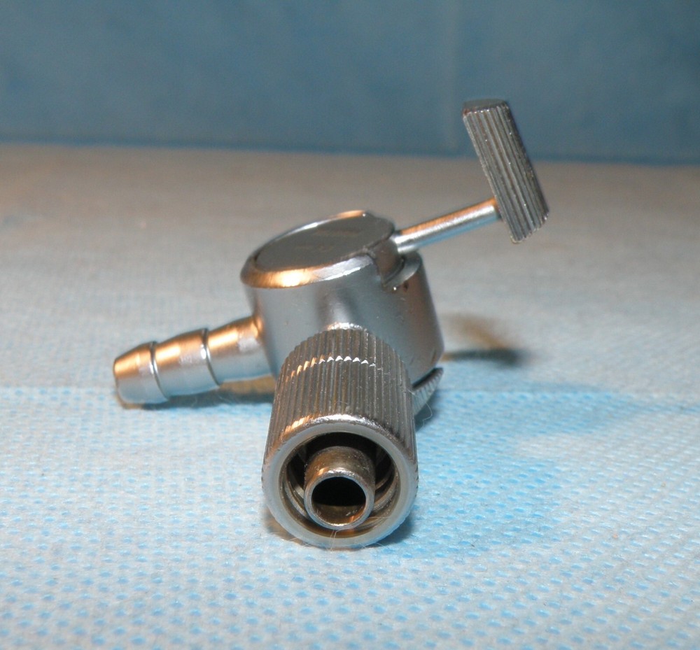 R Wolf flexible scope channel adapter with switchable ports, model 883.01
