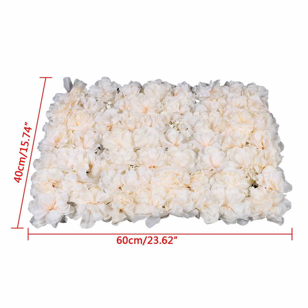 6pack Artificial Silk Hydrangea Flower wall Panel Wall Decor wall Panel