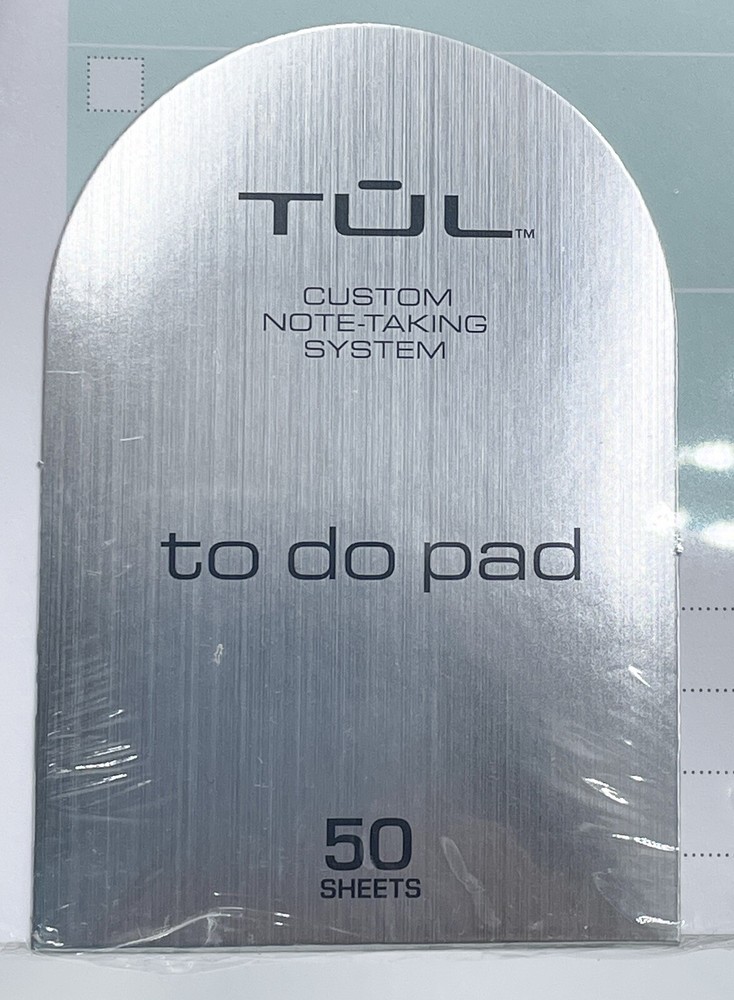 TUL Discbound Notebook Task Pads, To Do Pack, 3" x 7-1/2", 50 Sheets, Mint