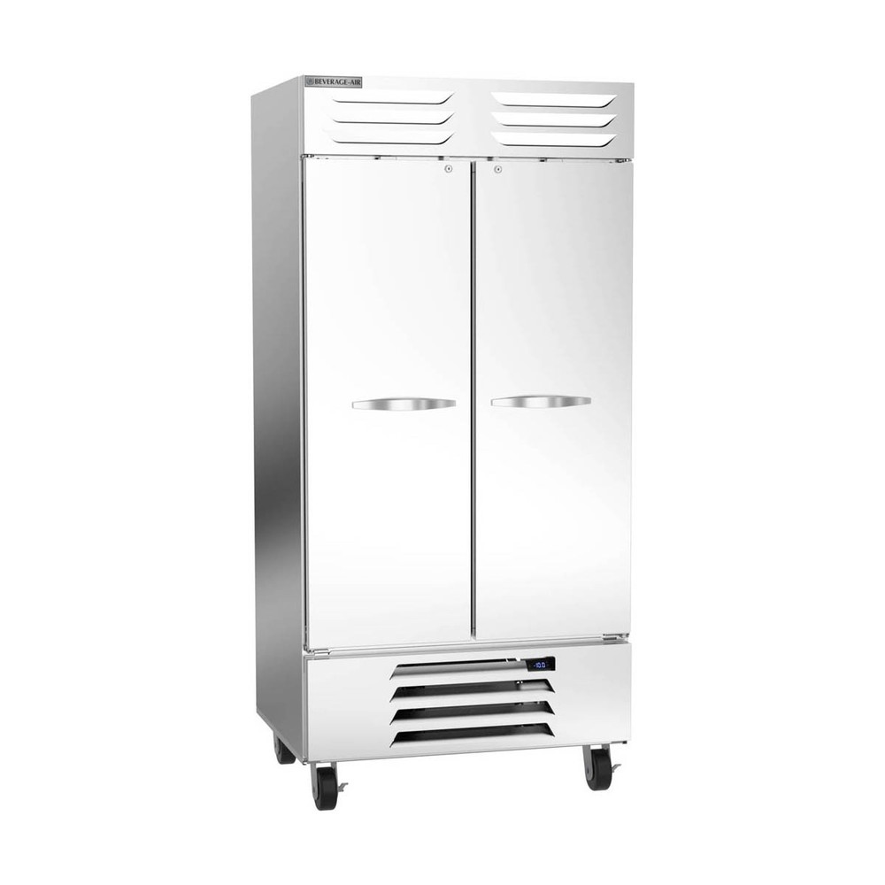 Beverage Air FB35HC-1S 39" Two Section Reach-In Freezer w/ 2 Solid Doors, Bot...