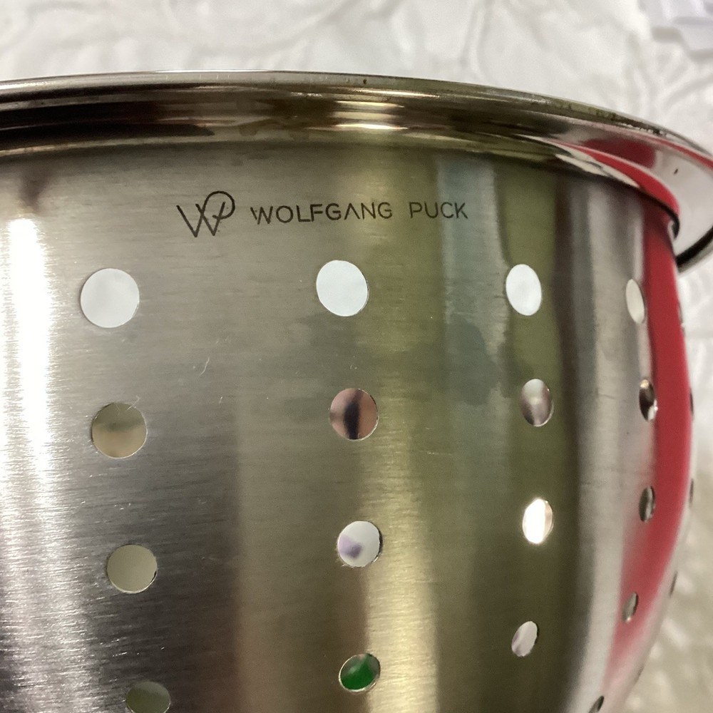 Wolfgang Puck Stainless Steamer/Collander Insert With Handles