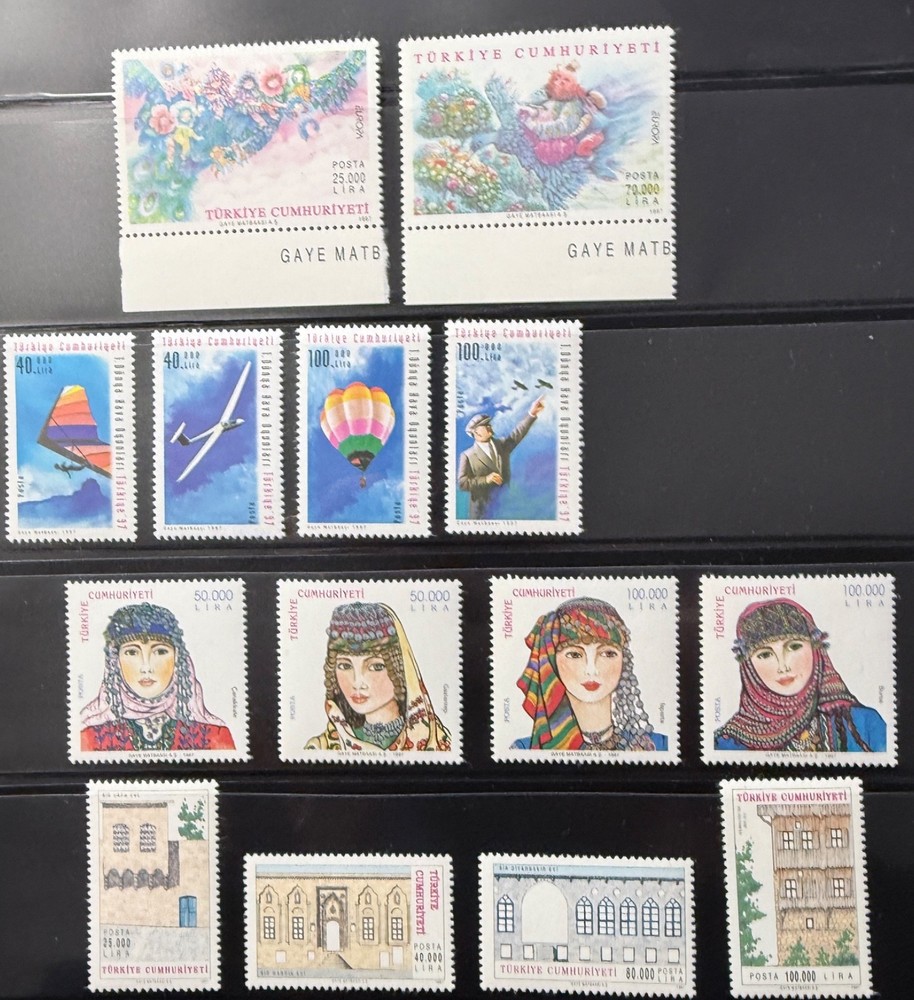 TURKEY 1997 COMPLETE YEAR MNH SET, including OFFICIALS