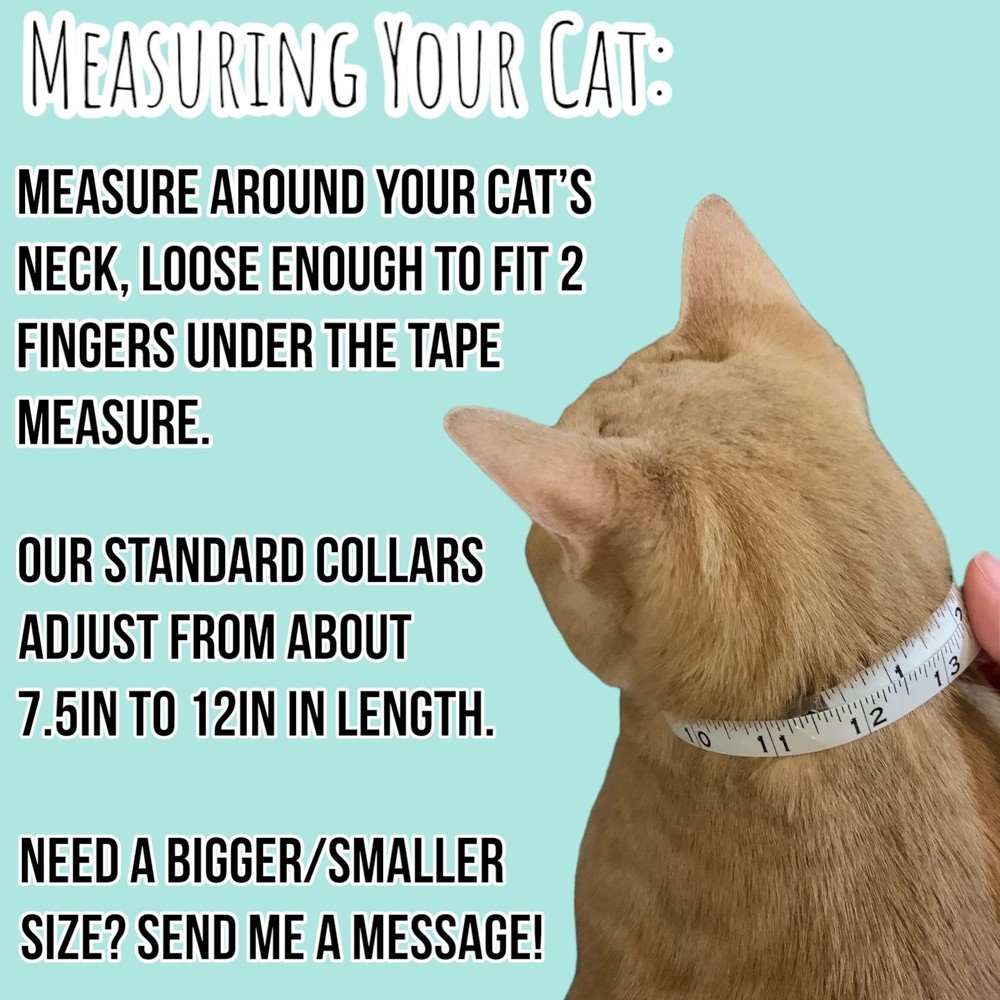 Cat Collar- “Ladybugs” Adjustable Breakaway Safety Quick-Release Collar
