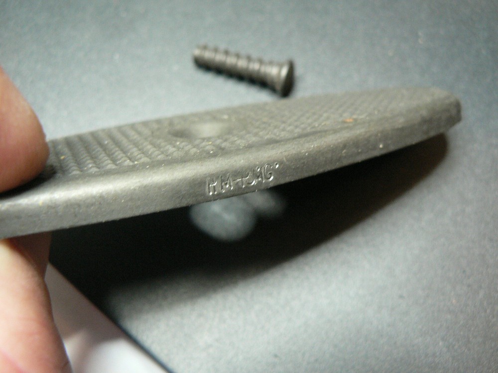 M1 Carbine Butt plate & Screw coded PM-S'G' nice condition