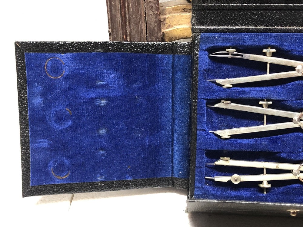 Vtfg Compass #807 Drafting Engineering Drawing Tool Set US Government Incomplete