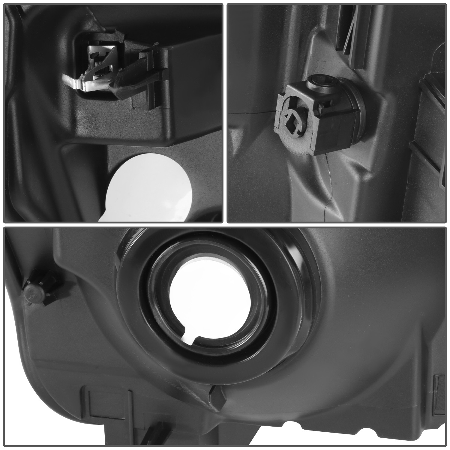 FOR 11-16 FORD F250 F350 SUPER DUTY CHROME HOUSING CLEAR CORNER HEADLIGHT LAMPS