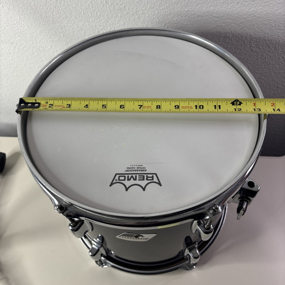 Ludwig Tom Drum Set FLAT BLACK 13x13