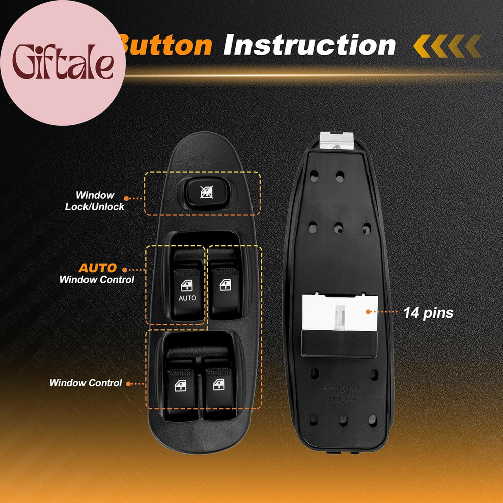 1 AUTO Power Window Switch for Kia Spectra 2000-2004 Window Control Switch with