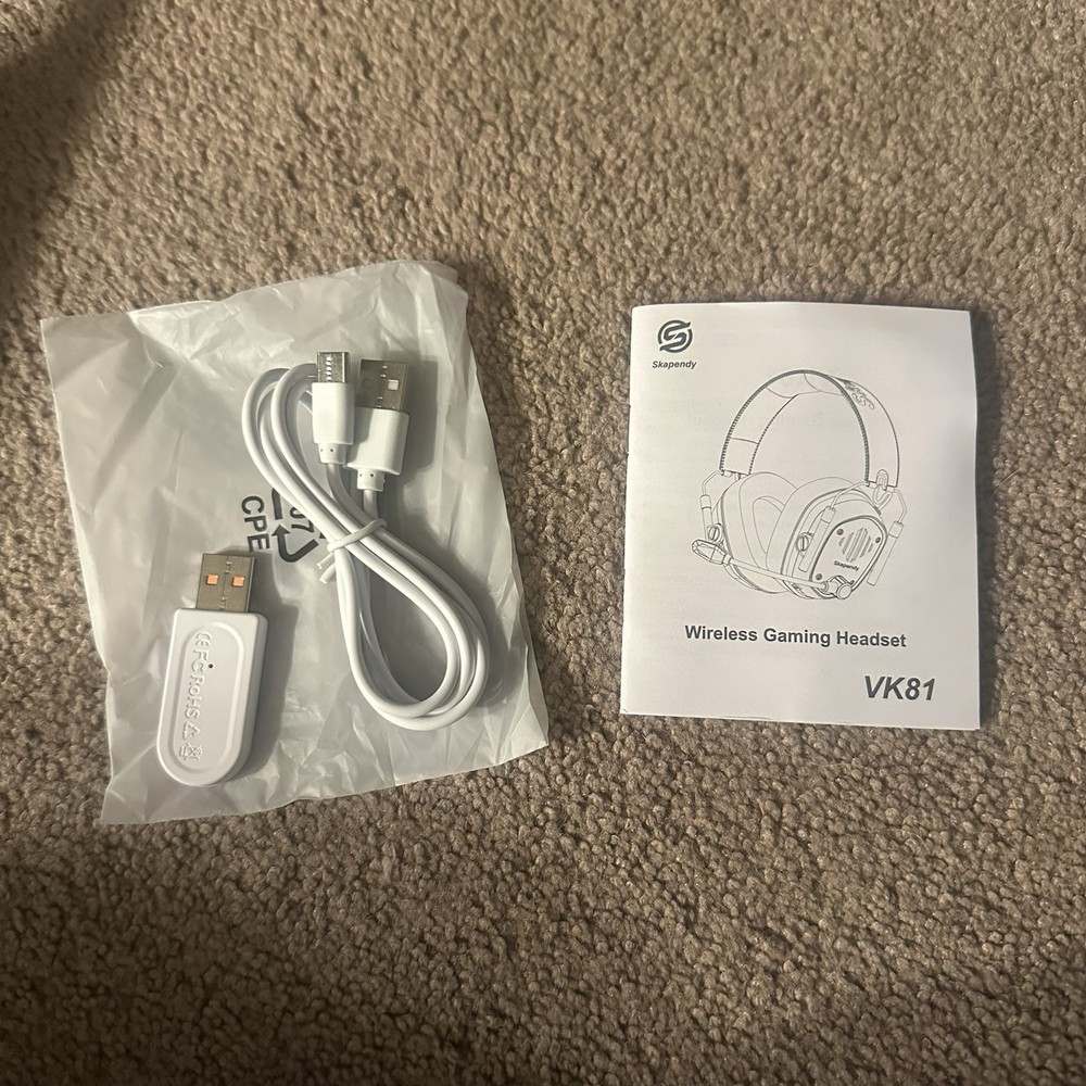 Skapendy VK81 Wireless Gaming Headset - 2.4GHz Wireless & Bluetooth