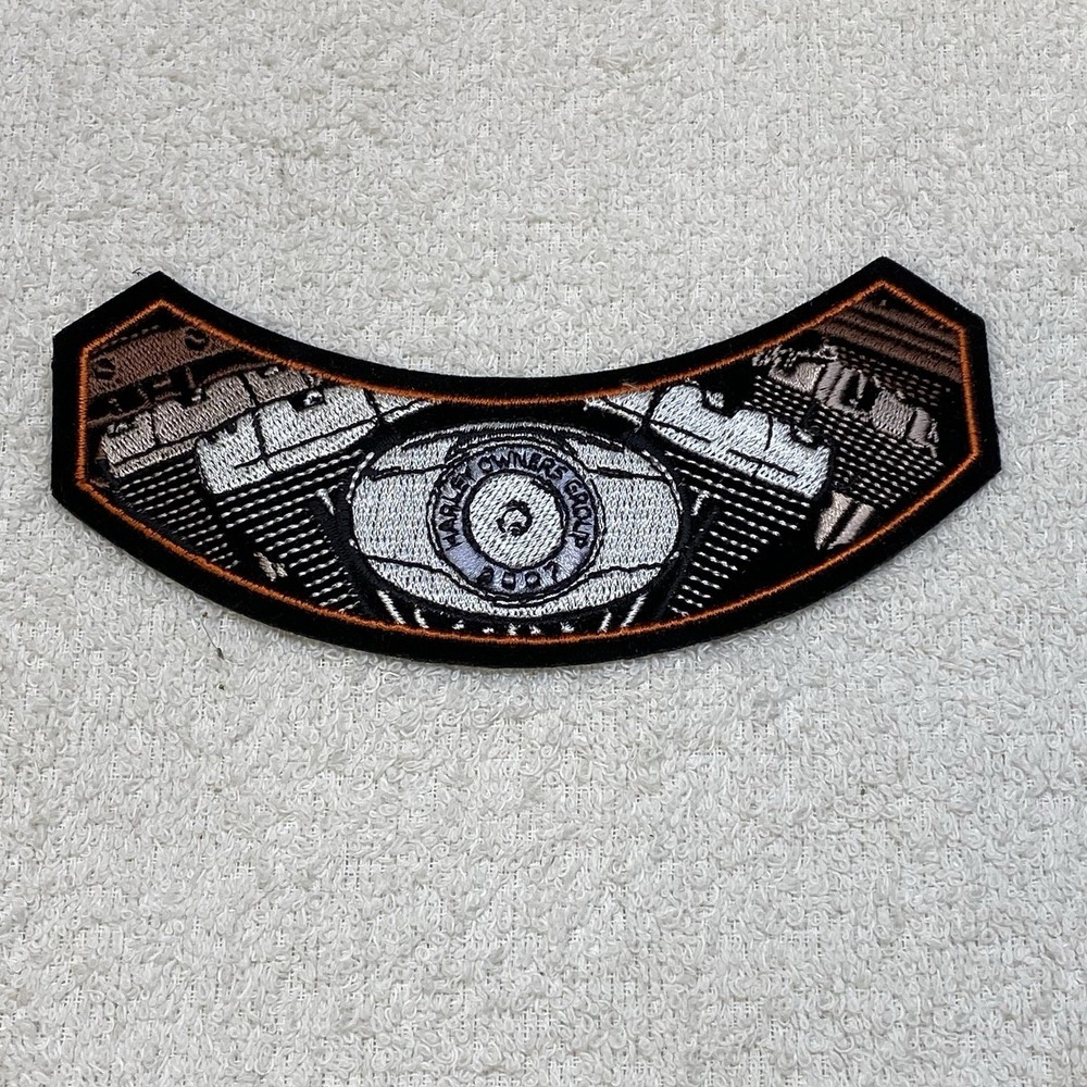 New 2007 HOG Rocker Patch Harley Davidson Owners Group