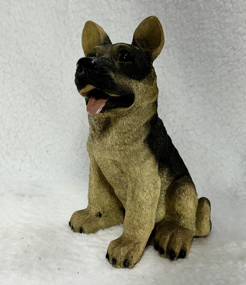 German Shepherd Poly Resin Dog Statue