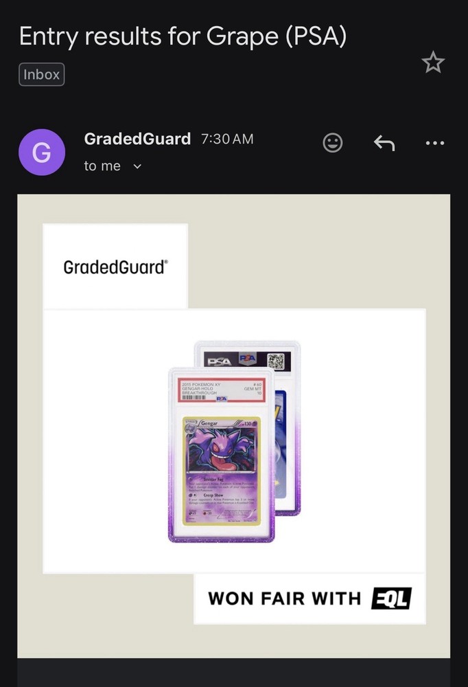 GradedGuard PSA Guard Protector Grape 🍇 (IN HAND) Ships today