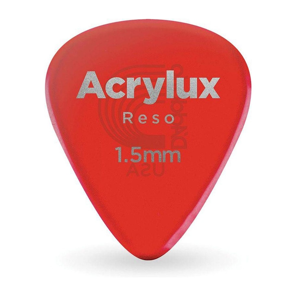 Used D'Addario Planet Waves Acrylux Reso Standard 1.5mm Picks, 3-Pack
