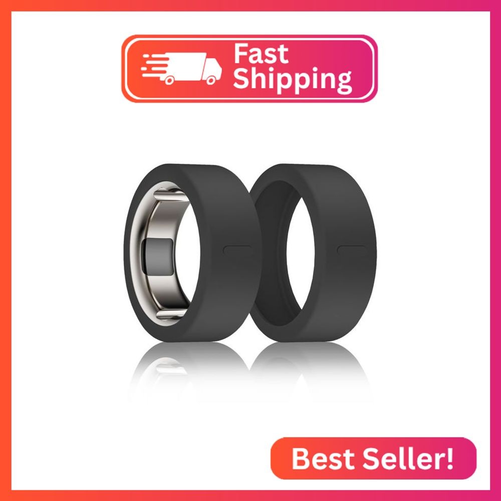 BandSmith Silicone Ring Cover Compatible with Oura Ring Protector, Elastic Case