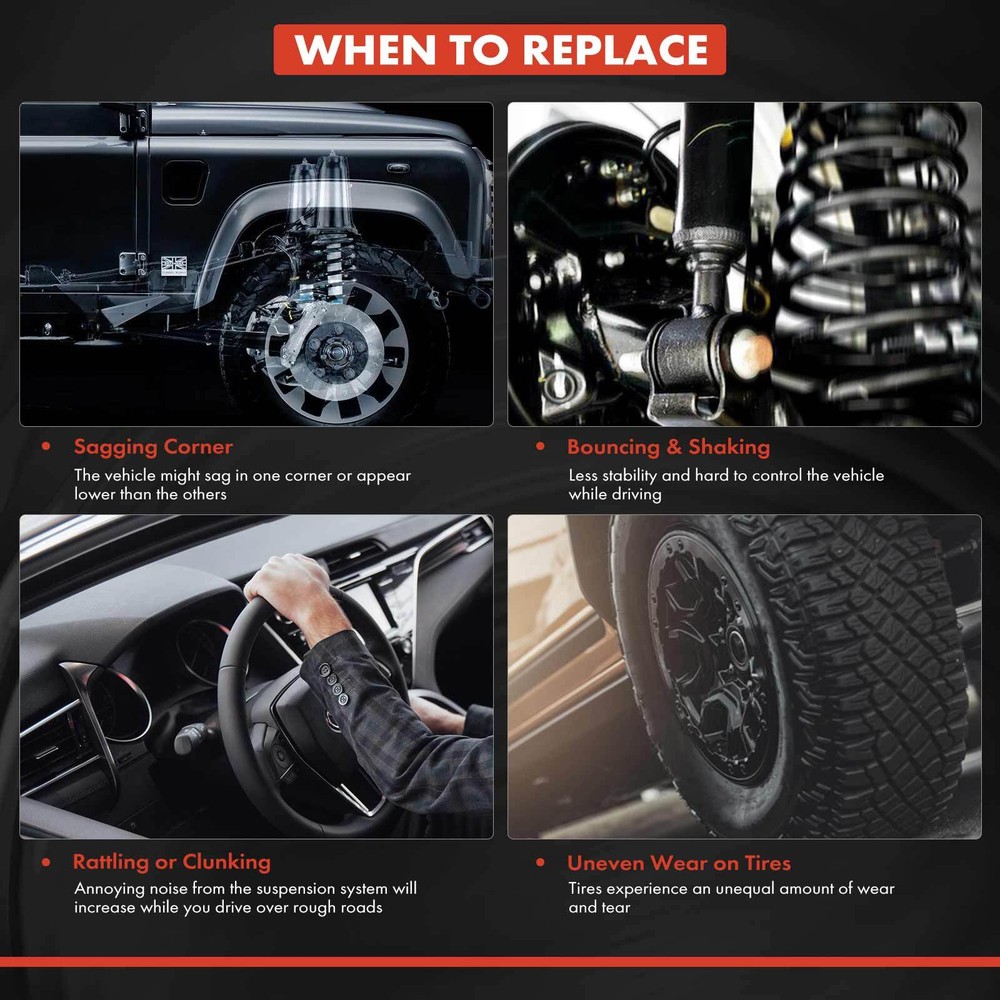 2x Front Coil Spring for Ford E-150 07-14 E-250 E-250 Econoline E-350 Super Duty