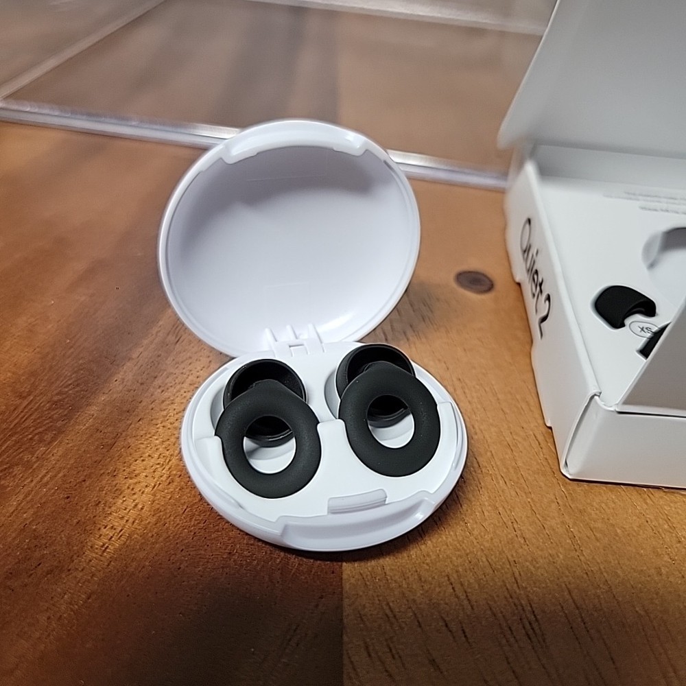 Noise Reduction Loop Quiet 2 (24dB) Reusable Earplugs ~ Black ~ OPEN BOX