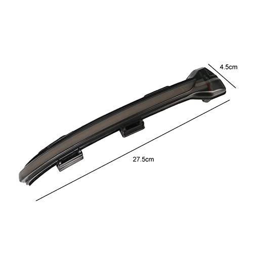 Smoked Lens Dynamic LED Turn Signal Light Sequential Side Mirror Marker