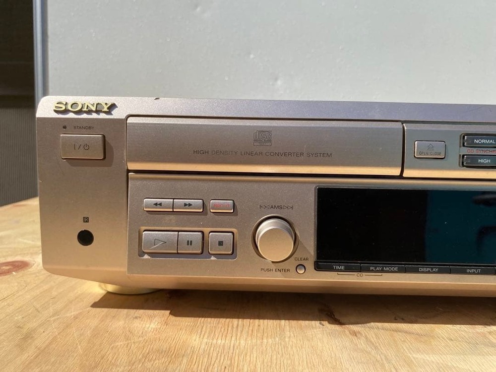 SONY MXD-D3 Compact Disc Mini Disc Deck CD MD Player Operation confirmed