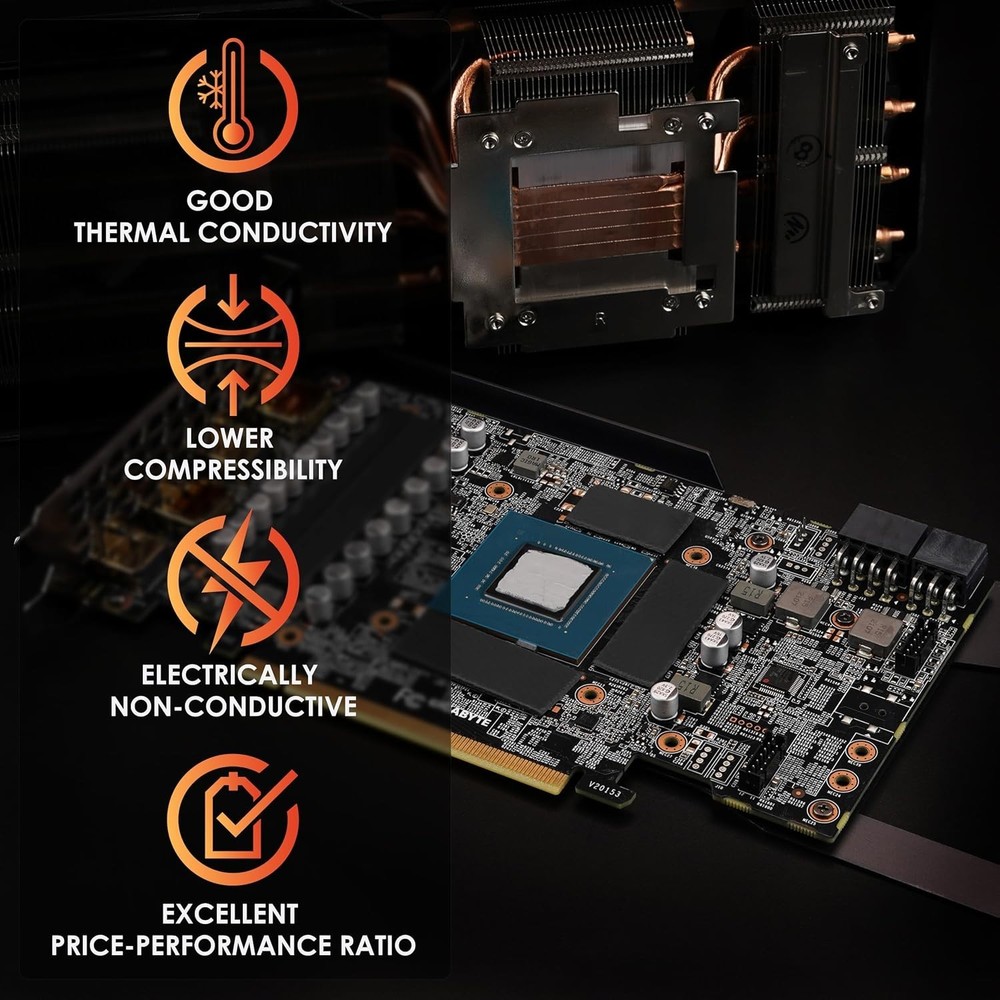 Thermal Grizzly Minus Pad Basic – 2-Pack Thermal Interface Pad, 100x100