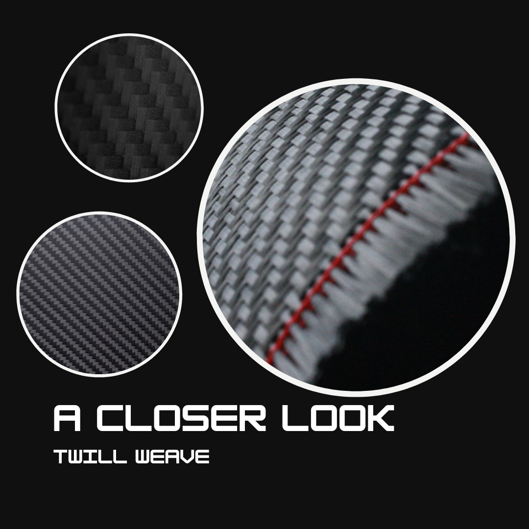 50" x 5FT Twill Weave Carbon Fiber Fabric Cloth Resin Kit