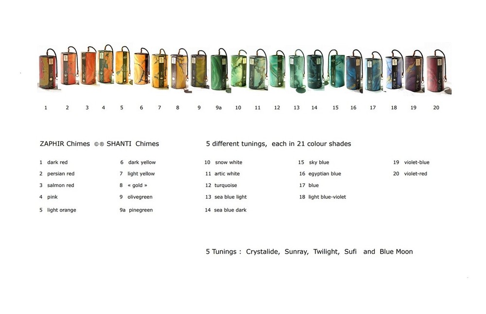 ZAPHIR Sunray "Turquoise" Chime / Wind Chime
