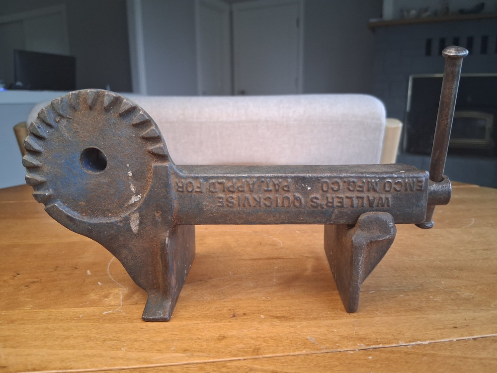 Vintage Waller's Quickvise - Missing Thumb Screws - Turns Smoothly