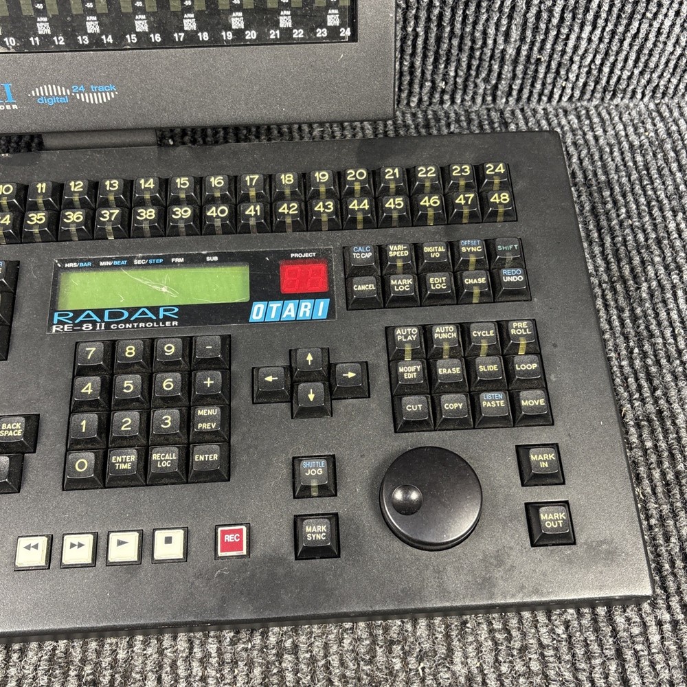 OTARI Radar II RE-8 II Controller with Meter Bridge UNTESTED AS IS