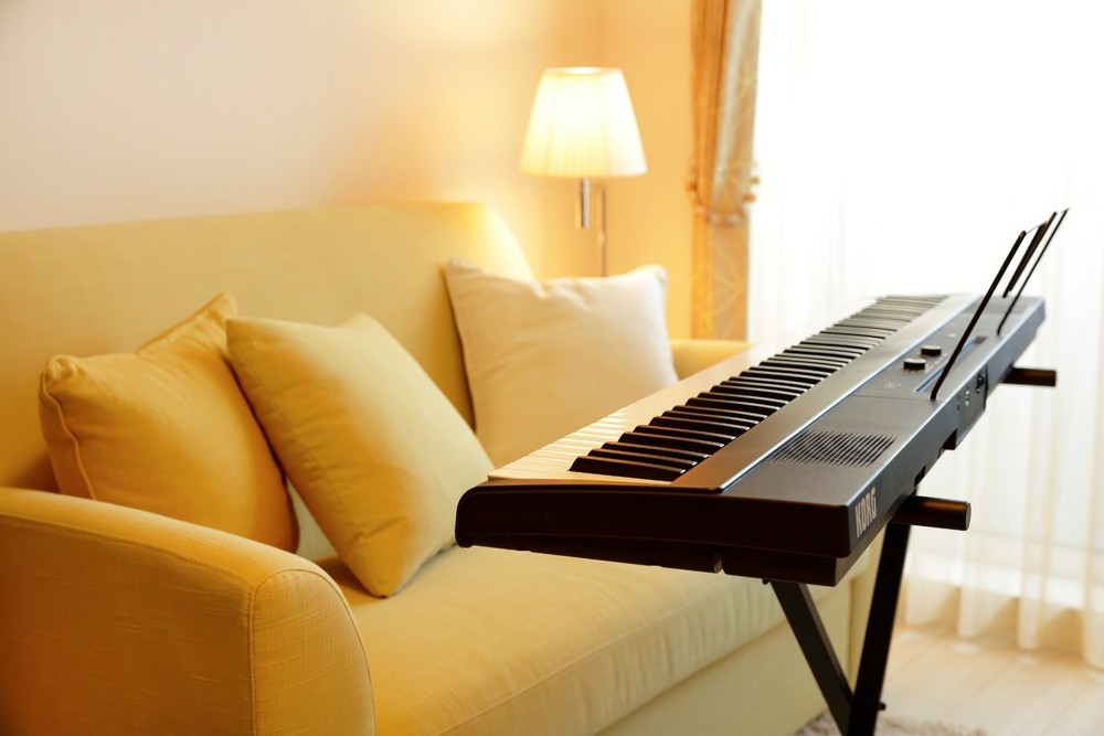 Korg Liano Digital Piano - Black KEY ESSENTIALS BUNDLE