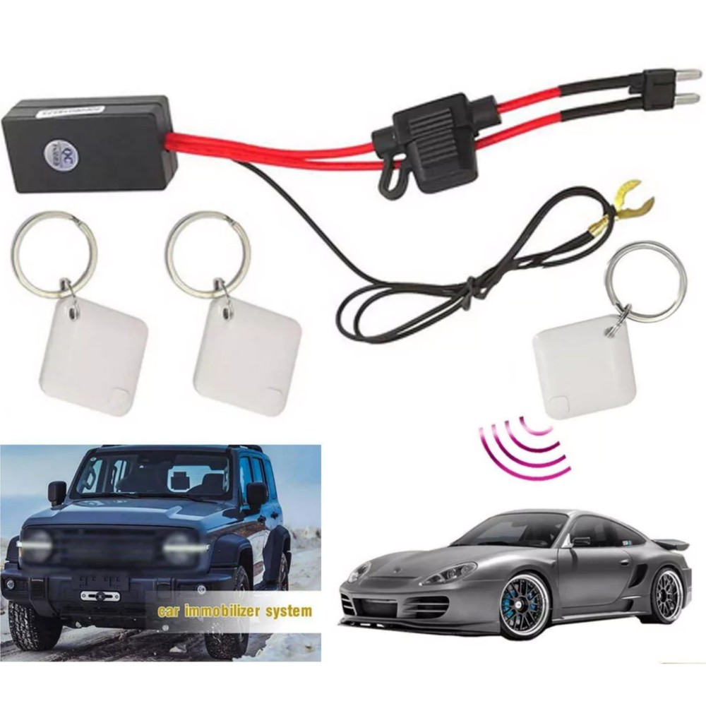 Auto-Sensing Immobilizer Car Anti-Theft Engine Lock Smart Alarm System